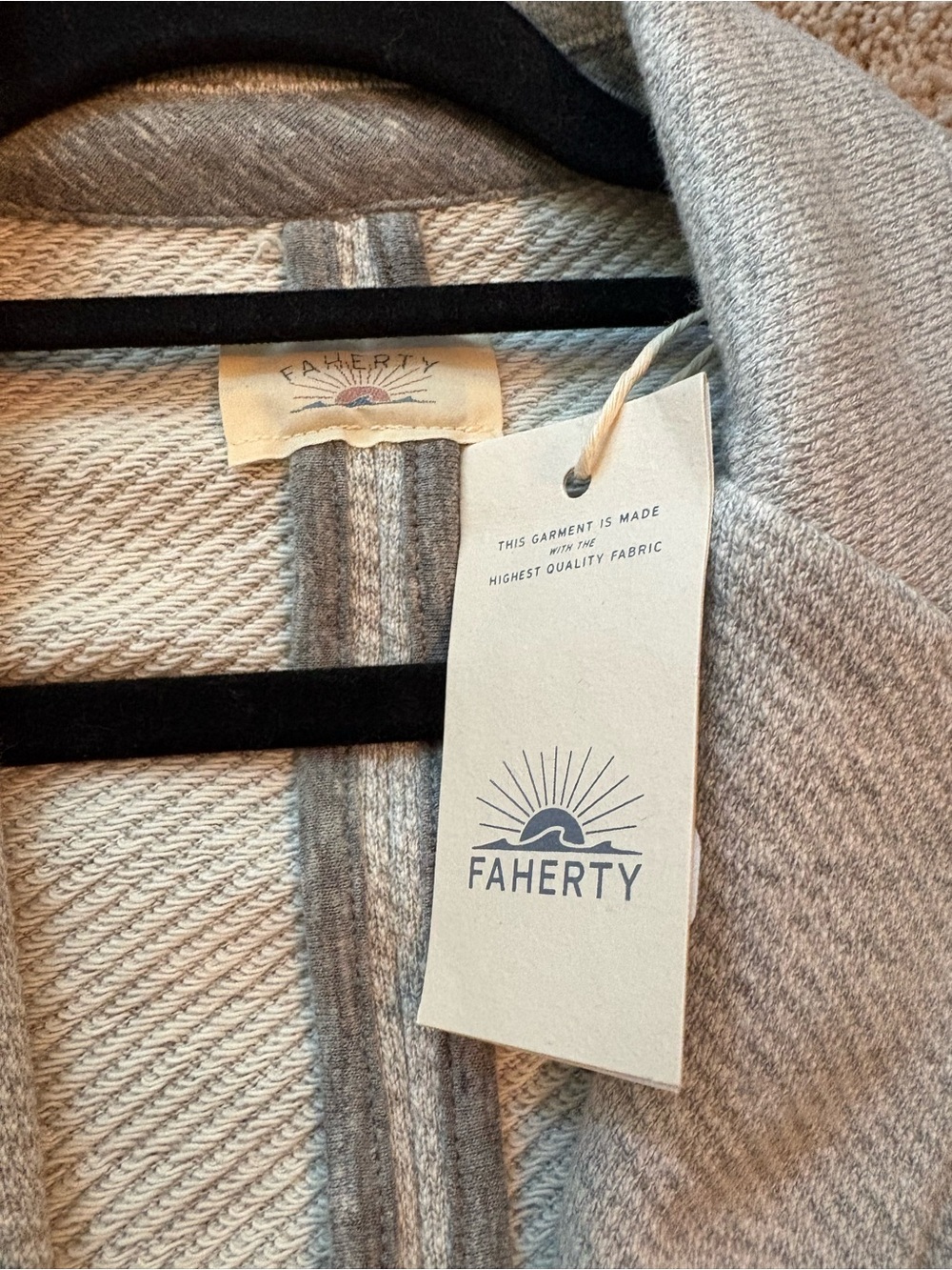 Faherty Inlet Blazer - Heather Grey - Picture 8 of 9